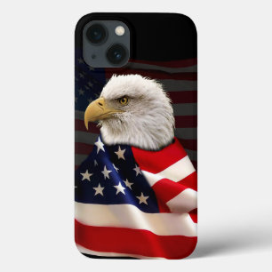 Örn och USA:s Flagga för patriot