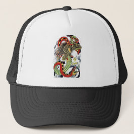 Örn & Orm tatuering design Truckerkeps