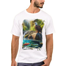 Örn över bergström Natur Vilda djur T-shirt