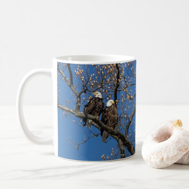 Örn Pair Kaffemugg (Med munk)