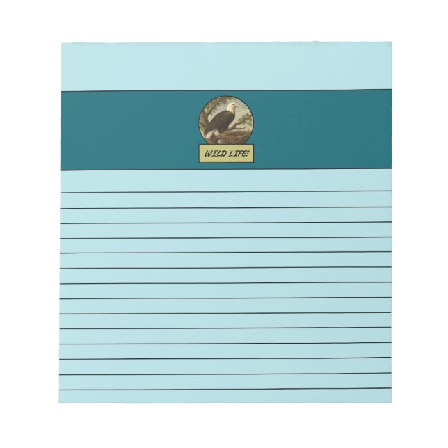 Örn Powder Blue-Anteckningsblocket Anteckningsblock (Framsida)