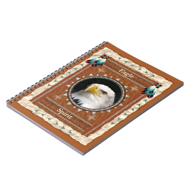 Örn - sida för andeanteckningsbok 80 anteckningsbok med spiral (Vänstra Sidan)