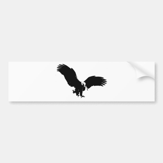 Örn Silhouette Bildekal (Framsidan)