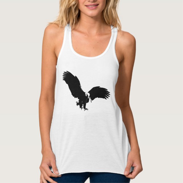 Örn Silhouette Linne Med Racerback (Framsida)