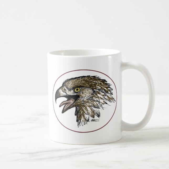Örn skriker kaffemugg (Höger)