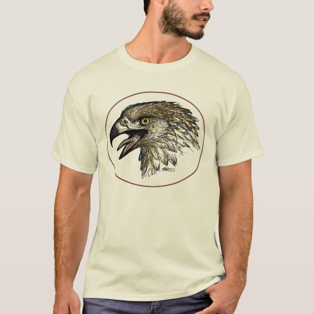 Örn skriker tee (Framsida)
