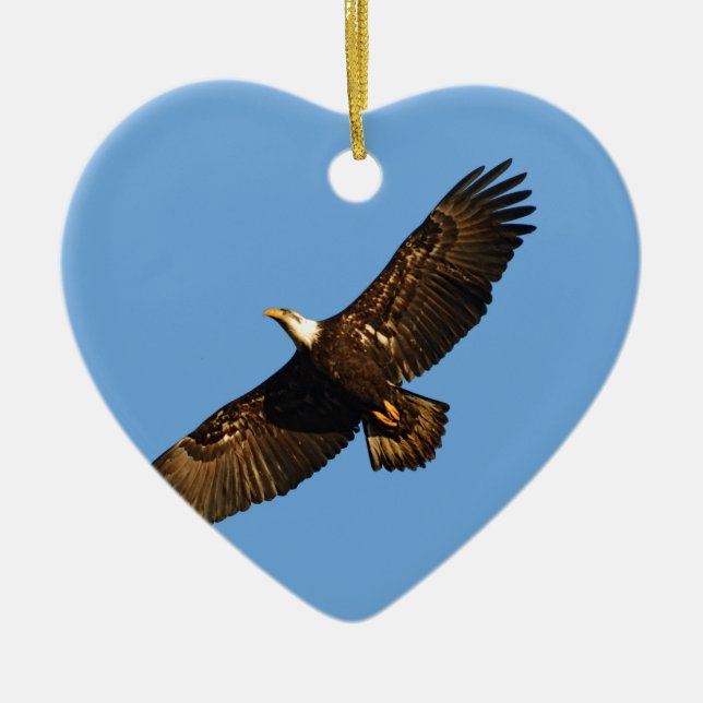 Örn Soar 2 Julgransprydnad Keramik (Framsidan)