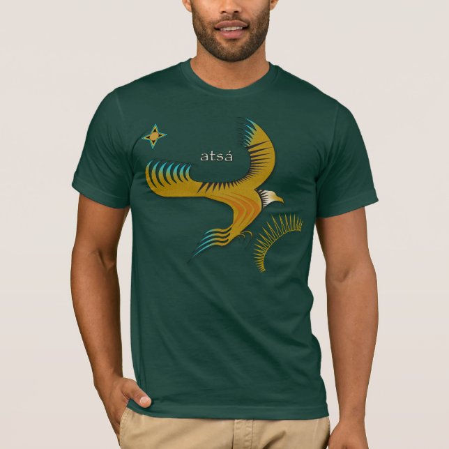 Örn-Sol-Stjärna Tee Shirt (Framsida)