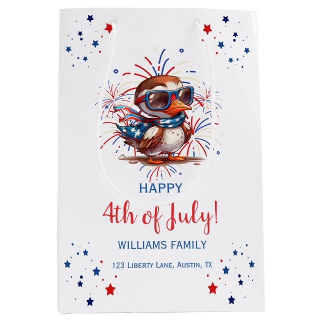 Örn sommarfest Patriotisk USA 4 juli  (Framsidan)