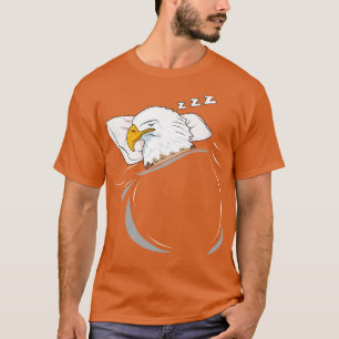 Örn Spipande djur Nap Napping Slumber T Shirt