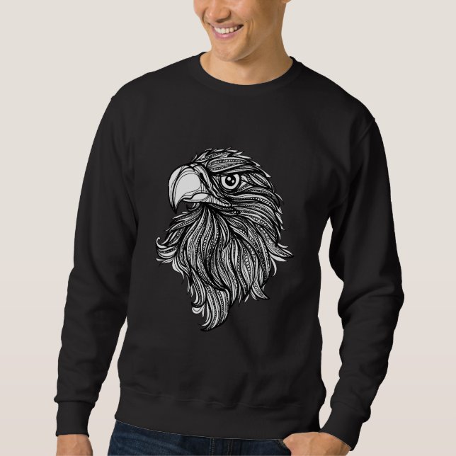 Örn T-Shirt Lång Ärmad Tröja (Framsida)