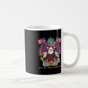 Örn Throne 4 juli USA Patriotic Boys K Kaffemugg