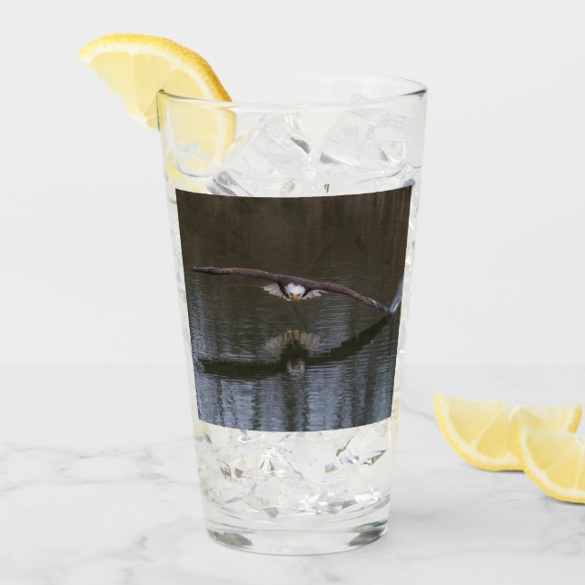 Örn under flygning glaskopp (Framsida Ice)