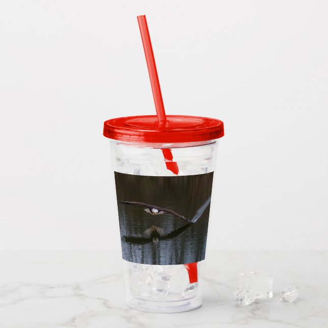 Örn under flygning take away mugg (Framsida Ice)