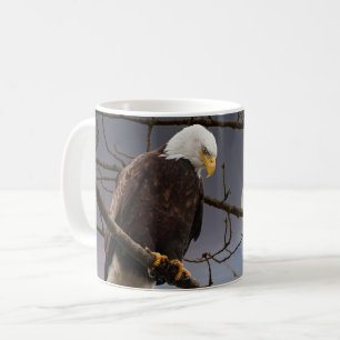 Örn under fullt månskt naturliv kaffemugg