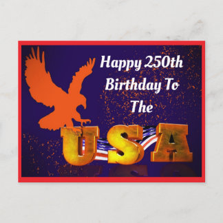 Örn USA 250-årsjubileum vykort