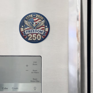 Örn USA 250 Patriotisk Flagga Rhinestone Magnet