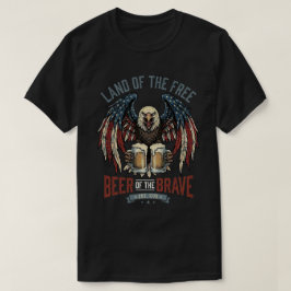 Örn USA-flagga: Ölets modige patriot USA T Shirt