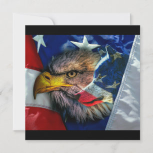 Örn Varg Amerikanska Flagga Inbjudningar