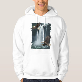 Örn & Vatten-fall Natur Scene Hoodie