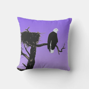Örn vid Sunset - Original Wildlife Art Kudde