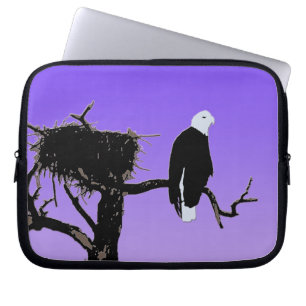 Örn vid Sunset - Original Wildlife Art Laptop Fodral