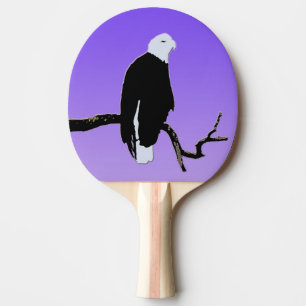 Örn vid Sunset - Original Wildlife Art Pingisracket