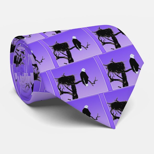 Örn vid Sunset - Original Wildlife Art Slips (Rullad)