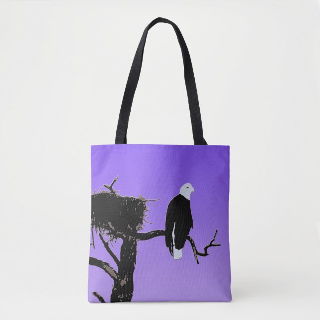 Örn vid Sunset - Original Wildlife Art Tygkasse (Framsida)