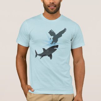 Örn vs. haj tee shirt