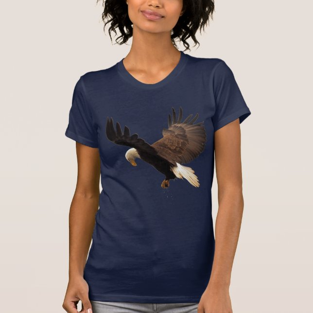 Örn Wildlife Photography Birdlover-design Tee Shirt (Framsida)