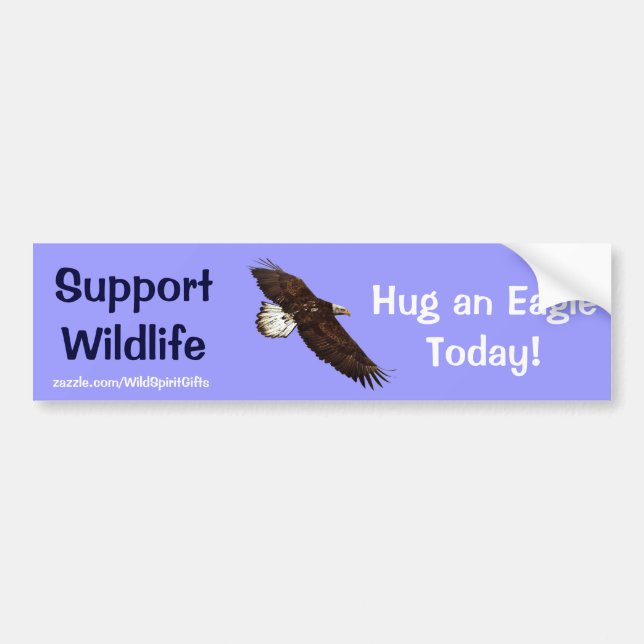 ÖRN Wildlife Support Bumper Sticker Bildekal (Framsidan)