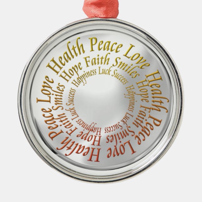 ornament2 julgransprydnad metall (Framsidan)