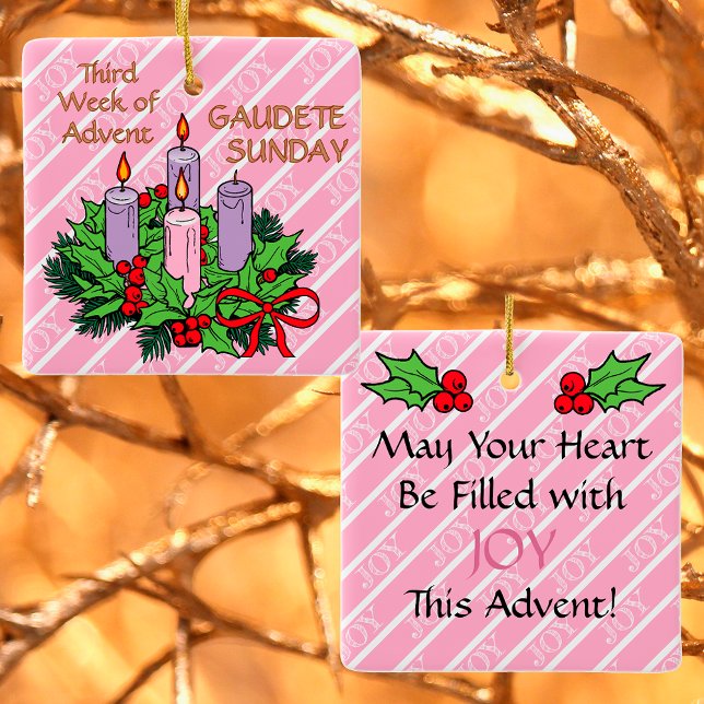 Ornament #3 of 4: 3rd Week of Advent (JOY) (Skapare uppladdad)