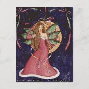 Ornament Älva av Dawn Obrecht Vykort