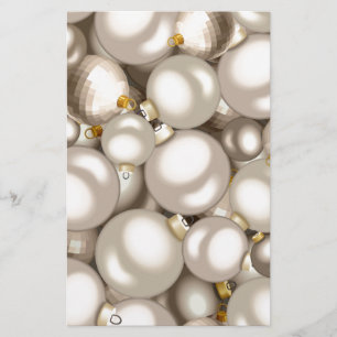Ornament av silver christmas brevpapper