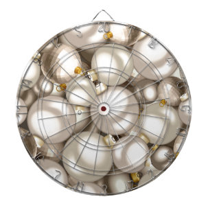 Ornament av silver christmas piltavla