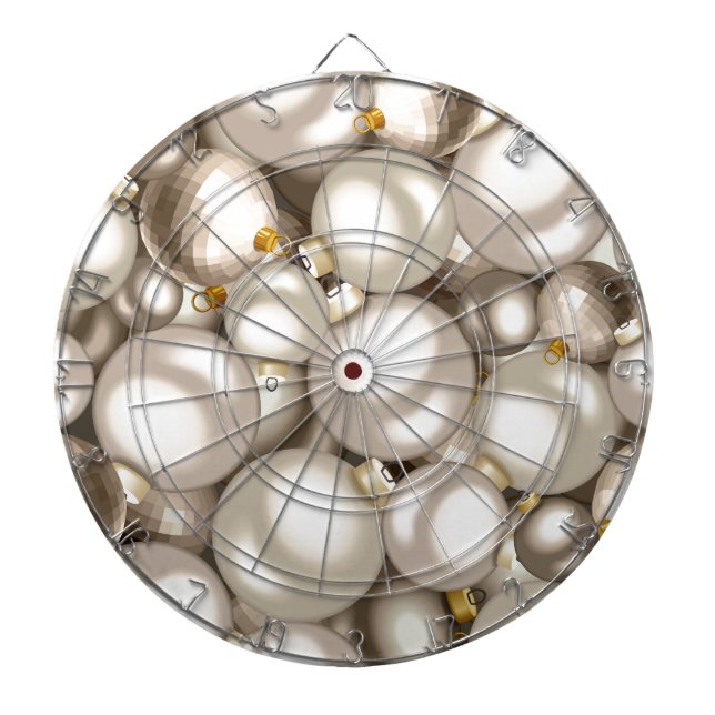 Ornament av silver christmas piltavla (Framsidan)