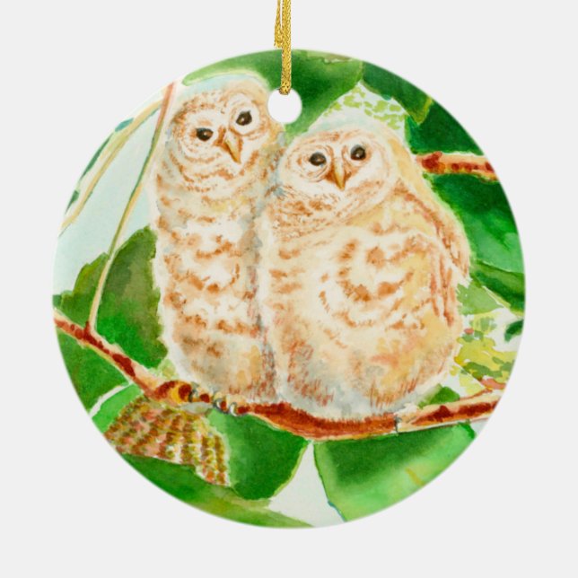 Ornament baby uggla (Baksidan)