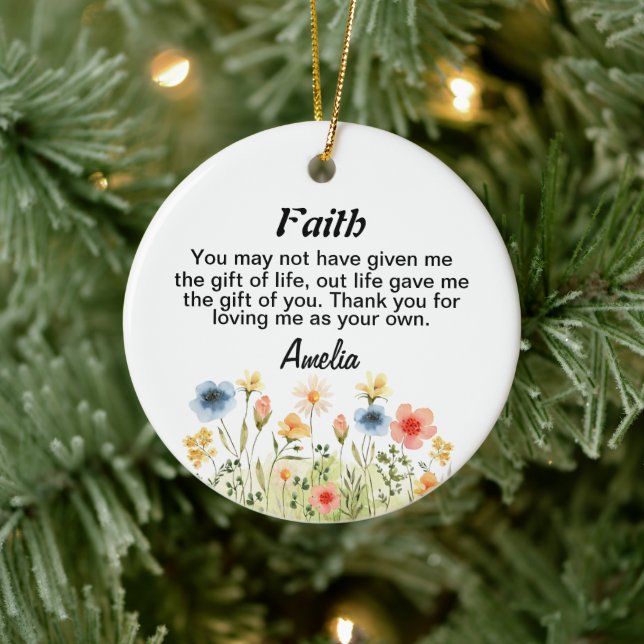 Ornament, Bröllop Gift, gift 2025,föräldrar Julgransprydnad Keramik (Träd)