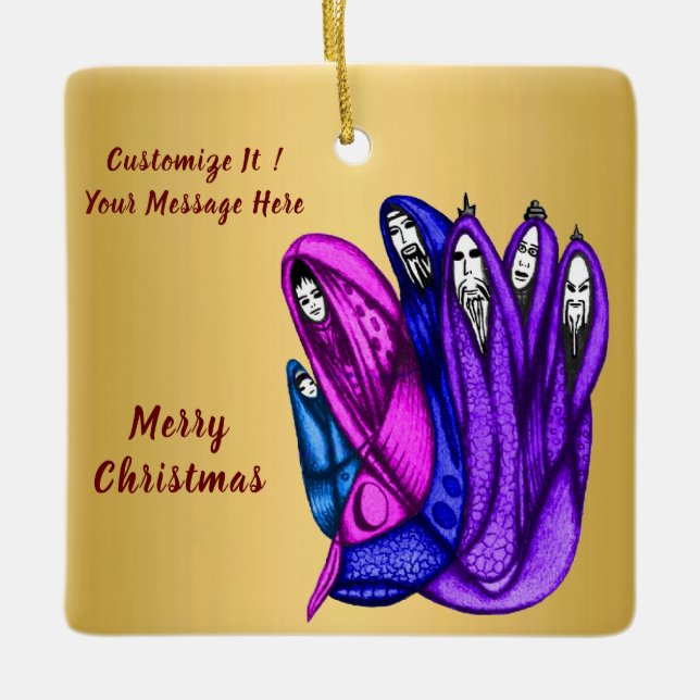 Ornament Christmas Three Wise Kings (Framsida)