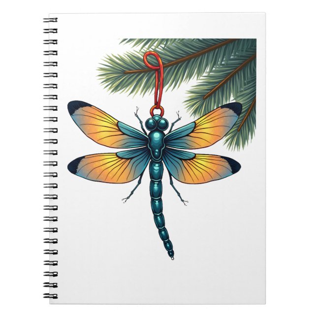 Ornament Dragonfly Anteckningsbok (Framsidan)