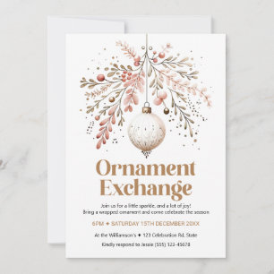 Ornament Exchange-gruppinbjudan Inbjudningar