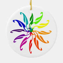 Ornament - Färg Wheel Löv