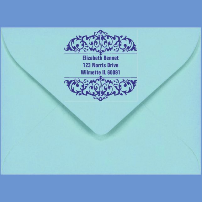 Ornament Filigree  Självfärgande Stämpel (Skapare uppladdad)