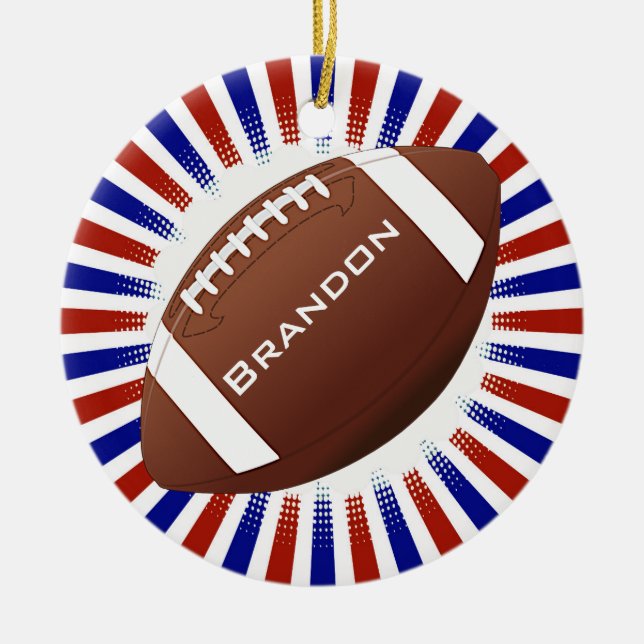 Ornament för amerikansk fotboll (Framsidan)