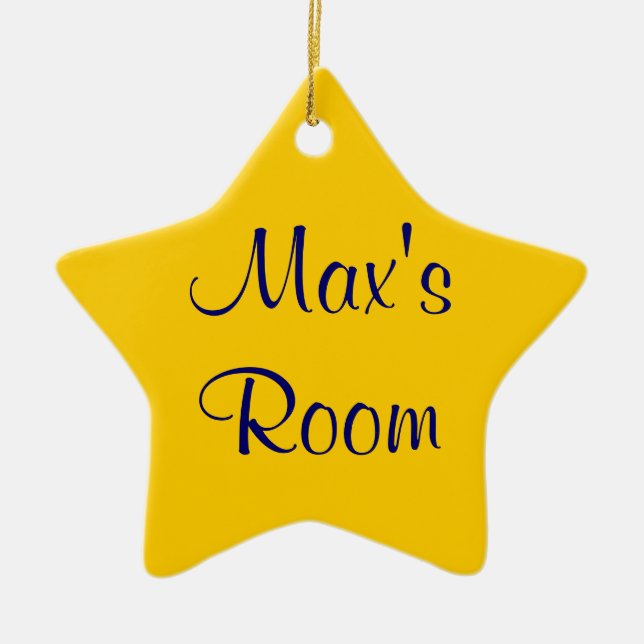 Ornament för anpassade Namn (Framsidan)