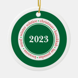 Ornament för Anpassningsbar av julhelg