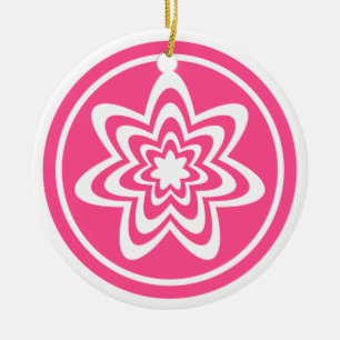 Ornament för blommigt Explosion, Rosa