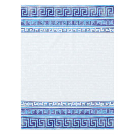 Ornament för den grekiska mosaikplattan - blå nyan